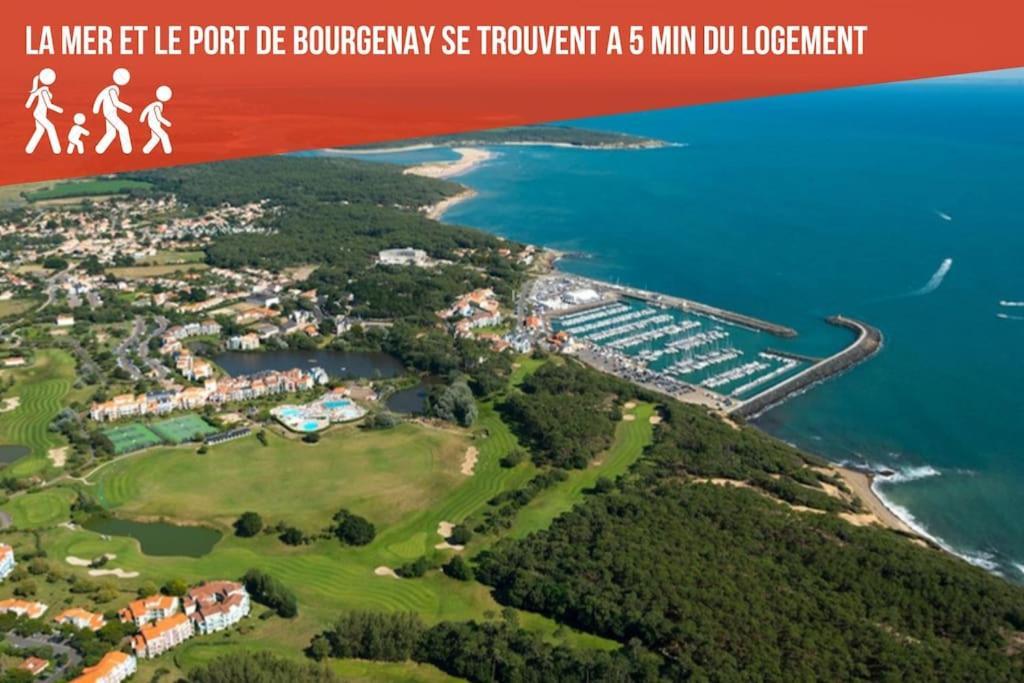 "Le Filet Du Lac" Appartement Atypique, 5 Personnes, Duplex, Vue Lac, Acces Parc Aquatique Gratuit Talmont-Saint-Hilaire Bagian luar foto