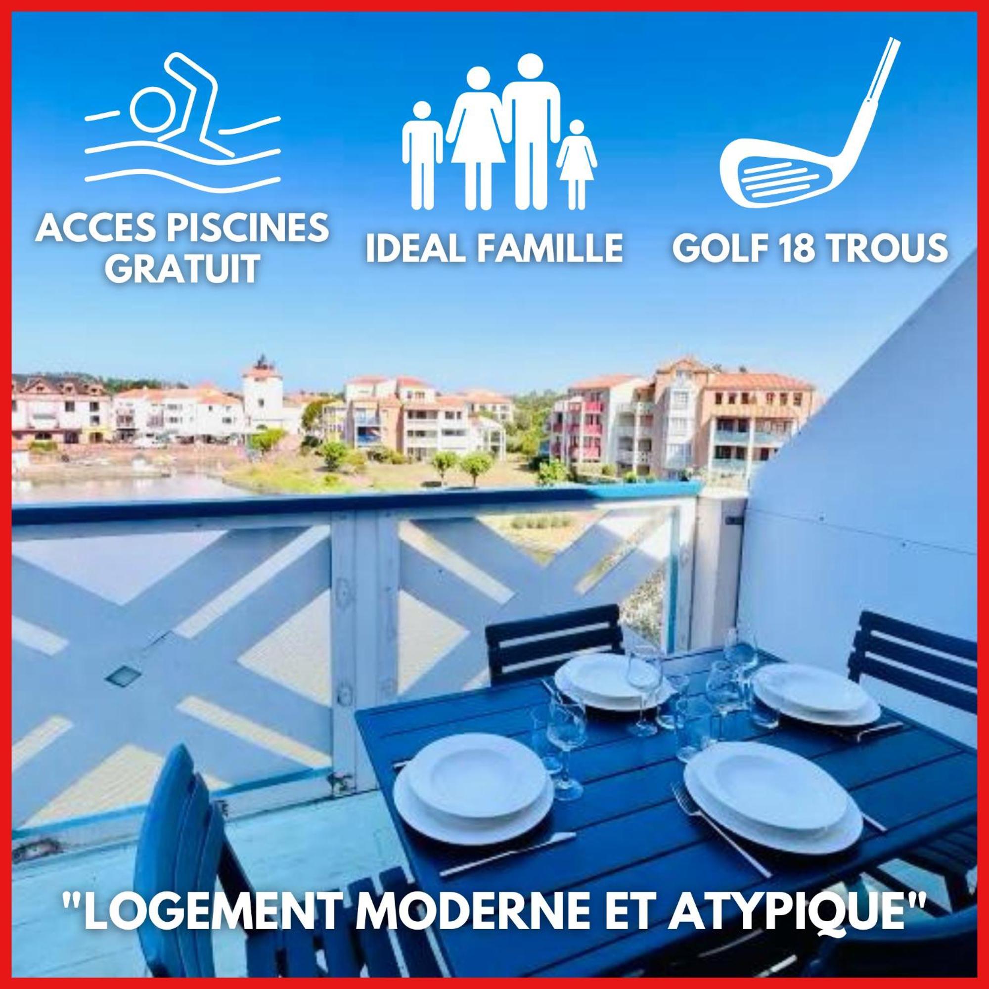 "Le Filet Du Lac" Appartement Atypique, 5 Personnes, Duplex, Vue Lac, Acces Parc Aquatique Gratuit Talmont-Saint-Hilaire Bagian luar foto